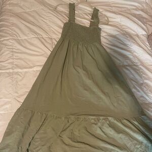 Blu Pepper A-line Tank Dress (green)